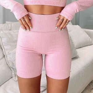 Sarah’s Day x White Fox Boutique Seamless Biker Shorts - Pink